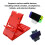 compatibile Supporto pieghevole e portatile per console di gioco portatile (rosso) 8