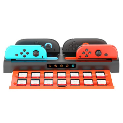 compatibile La base di ricarica/supporto ipega per i controller Joy-Con di Nintendo Switch 2/Switch è compatibile anche con le cartucce di gioco. 1