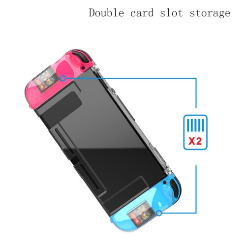 DSS-139 All-Inclusive Transparent Light And Thin Protective Case compatible Nintendo Switch Console, Model: DSS-139(Transparent) 1