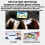 MOBAPAD compatible Nintendo Switch Split Left & Right Joypad Hall Effect Joystick Game Controller, Spec: S1-HD White 6