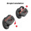 compatible Nintendo Switch 2 Joy-Con 1pair Comcompatiblet Grip with Adjustable Wrist Band(Black) 3