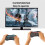 compatible Nintendo Switch 2 Joy-Con 1pair Comcompatiblet Grip with Adjustable Wrist Band(Black) 6