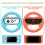 2pcs/Pack Steering Wheel Grip compatible Nintendo Switch 2/Switch Joy-Con Controllers(Orange Blue) 4