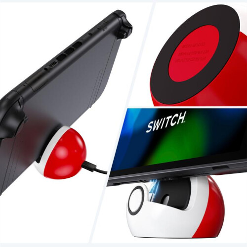 compatibile Dock di ricarica con porta Type-C per console di gioco Nintendo Switch 2/Switch/Switch OLED/Switch Lite 1