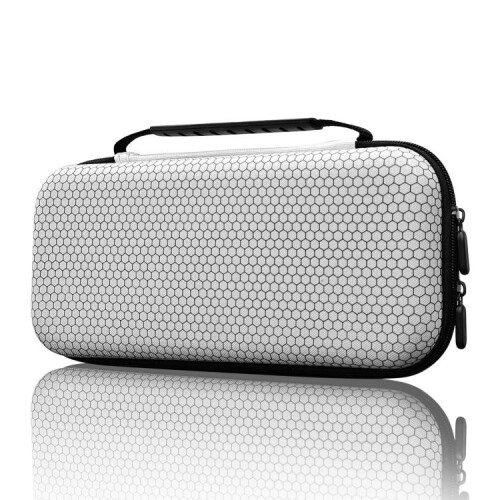 EVA shockproof portable carrying case compatible Nintendo Switch 2 (white) 1