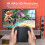 σύμφωνος,Καλώδιο προβολής HD για Switch 2 SJX03 4K 60Hz Type-C σε HDMI, Μήκος: 2m (Γκρι) 4