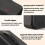 compatible Nintendo Switch 2 STARTRC GAMES Double Storage Bag Large Capacity Tote Bag(Black) 5