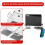compatible Nintendo Switch 1 / 2 Acrylic Wall Split Symmetrical Storage Bracket(Transparent) 3