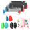 compatible Nintendo Switch 2 Split Design Crystal PC Protective Case with 3 Sizes Ergonomic Grips Clear+ Red Blue 2