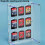 9 Grid Transparent Crystal Magnetic Game Card Storage Box compatible Switch 3