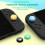 compatible Nintendo Switch 2 Joy-Con 2pairs Claw-Print Silicone Thumb Grip Caps Button Covers(Orange Blue) 4