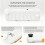 compatible Nintendo Switch 2 Game Console Anti-slip Textured Hard-Shell Protective Case(White) 7