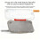 compatible Nintendo Switch 2 Game Console Anti-slip Textured Hard-Shell Protective Case(White) 8