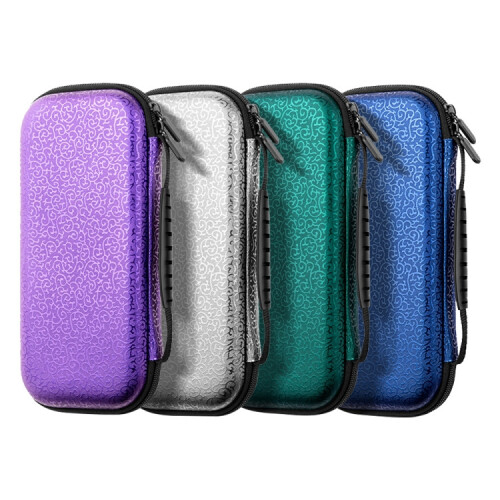 Dragon claw pattern carrying case compatible Nintendo Switch console (silver) 1