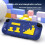 Anti-slip and shockproof liquid silicone protective case compatible Nintendo Switch 2 (red and white) 7