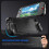 compatible Nintendo Switch 2 Crystal Full-Coverage Protective Case Dock-Compatible Design(Black) 3