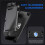compatible Nintendo Switch 2 Crystal Full-Coverage Protective Case Dock-Compatible Design(Black) 7
