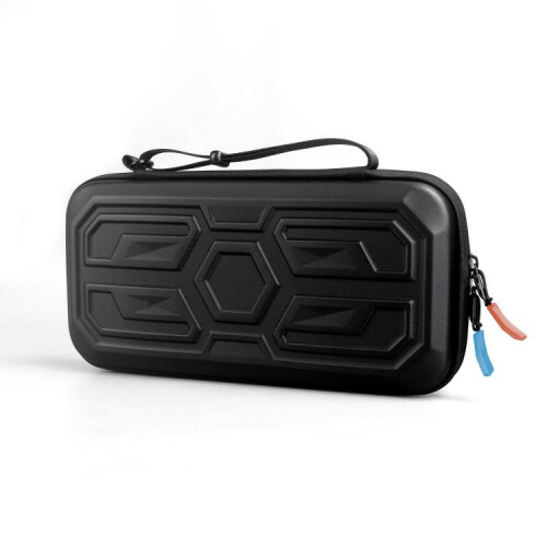 compatible Nintendo Switch 2 Mecha Style Hard Protective Case Portable Shockproof Carrying Storage Bag(Black) 1