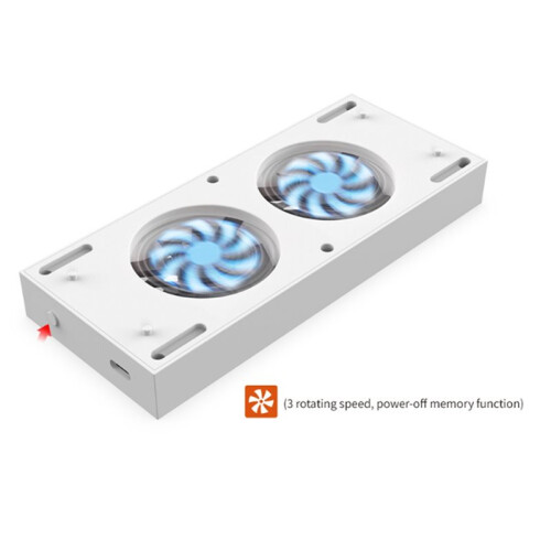 For  Series S Console Dual Cooler Vertical Fan System 2 USB Hub Charging Cooling Stand 1