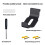 compatible Nintendo Switch 2 PGTECH GP-369 Game Consol Wall Mount Storage Rack With Handle Storage Hook 3