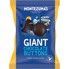 Montezuma's Giant Dark Chocolate Buttons, Gluten Free & Naturally
