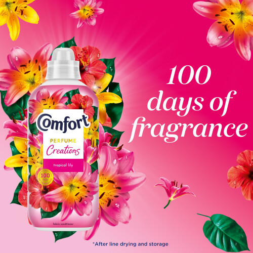 Comfort Comfort Perfume Creations Tropical Lily Fabric Conditioner Softener 2