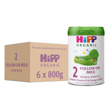 HiPP Organic 2 Follow On Baby Milk Powder Formula, from 6 Months,