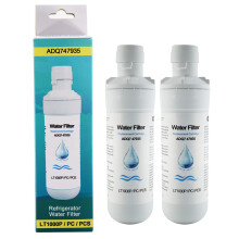 2PCS Refrigerator Water Filter for LT1000Pc ADQ747935, NSF Certified, Replacement Fridge Water Filter Compatible with Lfxs26596s, Lfxs28596s,