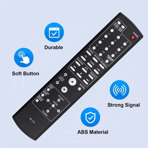 Replace RC-1131 Remote Control for  AV Receiver Power Amplifier Controller 1