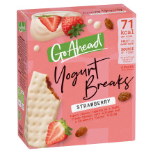 Go Ahead Strawberry Yogurt Breaks, 4 Bars, 142 g (1 Pack of 4 Bars