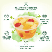 Dole Mixed Fruit In Juice With Cherry 3 x 4 Packs of Assorted Fruits H