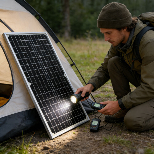 Pack of 2 High Efficiency 16W 12V Monocrystalline Solar Kit-30A 2