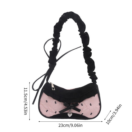 Modern Crinkle Design Handbag Multipurpose Carry Roomy Polyester 2