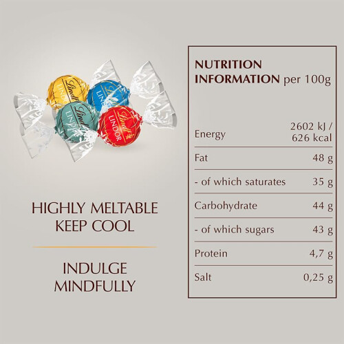 Lindt Lindt Lindor Silver Assorted Chocolate Truffles - Smooth Filling 1