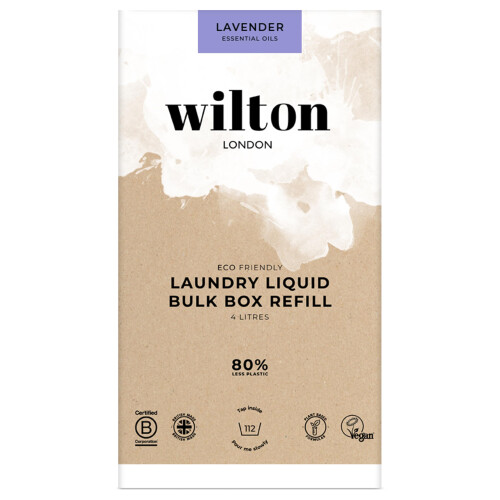 Wilton London Lavender Laundry Liquid Refill, 4L, 112 Washes 1