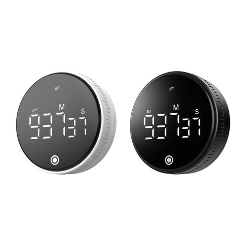Rotation Quiet Timer Offering Touch Screens Operation &-White 1