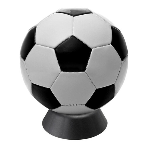 2X Supporto per Palla, Supporto per Display Basket Nel Plastica per Calcio, Pallone da Basket, Nero 1
