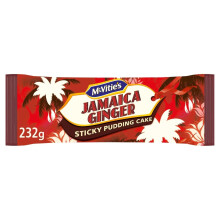 McVitie's Jamaica Ginger Sticky Pudding Cake, 232 g (Pack of 1)