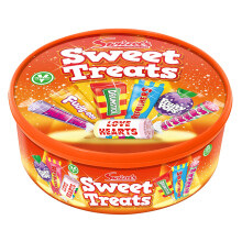 Swizzels Sweet Treats Tub, Assortment of Vegan Sweets and Lollipops