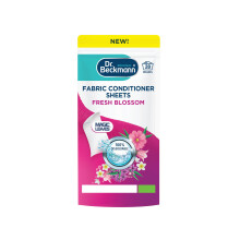Dr. Beckmann Fabric Conditioner Sheets Fresh Blossom | No mess | Convenient and pre-dosed fabric conditioner sheets |Dissolvable | easy to use