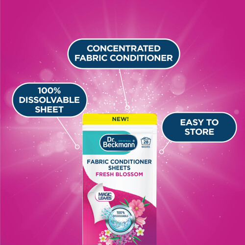 Dr. Beckmann Fabric Conditioner Sheets Fresh Blossom, 14 Sheets 2