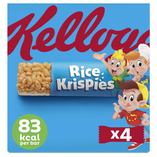 Kellogg's Rice Krispies Breakfast Cereal Bars 4 x