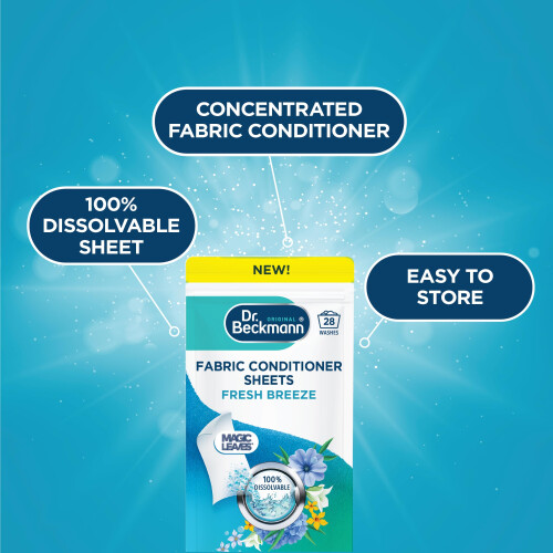 Dr Beckmann Fabric Conditioner Sheets Fresh Breeze  No mess  Convenient and 1