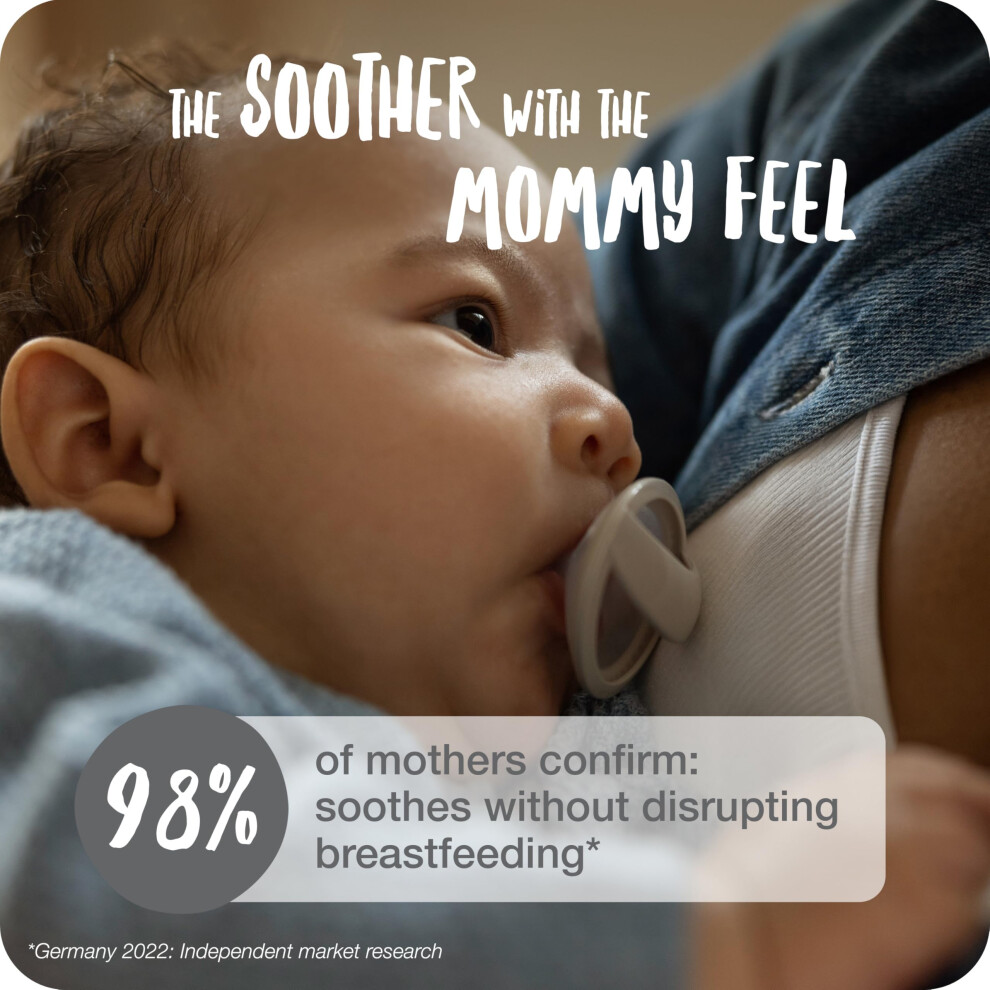 Nuk Mommyfeel Baby Dummy 09 Months Breastfeeding Friendly Soothers