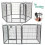 Medium Heavy Duty 6 Panel Pet Playpen Metal Cage 1