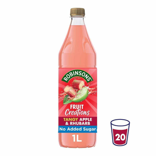 Robinsons Fruit Creations Tangy Apple  Rhubarb 1L 1