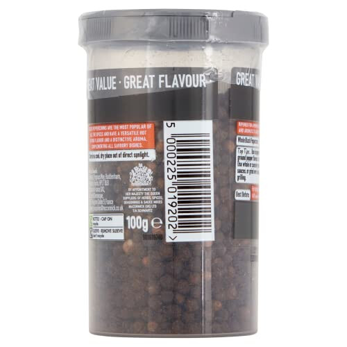 Schwartz Schwartz Black Peppercorn Drum, 100g 2