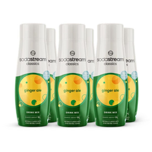 SodaStream SodaStream Ginger Ale Syrup, 6x440ml 1