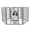 Medium Heavy Duty 6 Panel Pet Playpen Metal Cage 2