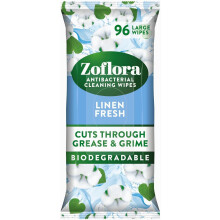 Zoflora Linen Fresh Biodegradable Wipes, Antibacterial Multi-Surface